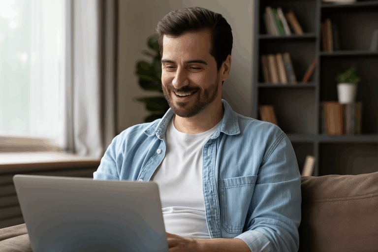 緩やかな草原が広がる穏やかな風景。『modest』の意味する謙虚さと心の余白が、静かな光の中に映し出されている